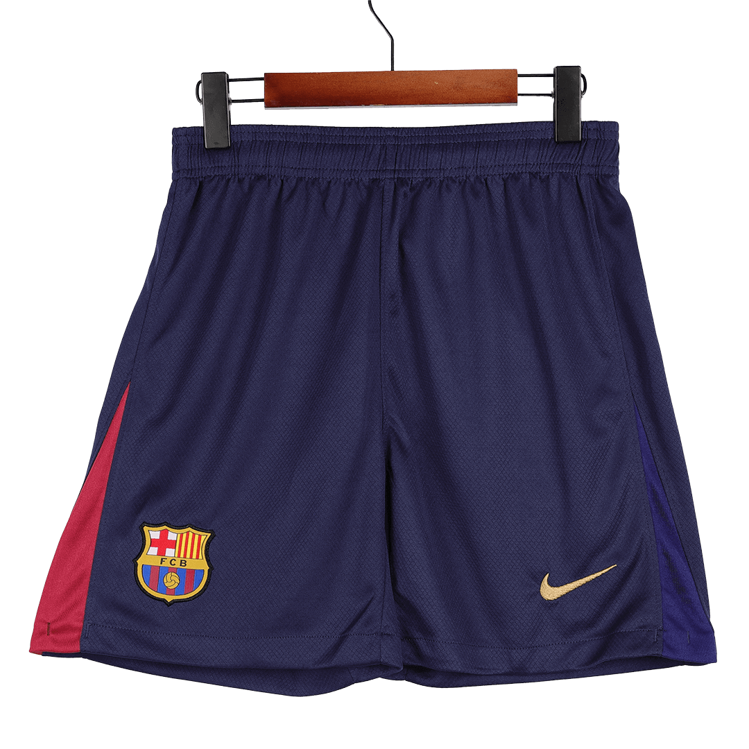 Barcelona Home Soccer Shorts 2024/25 Top Soccer Jerseys Store