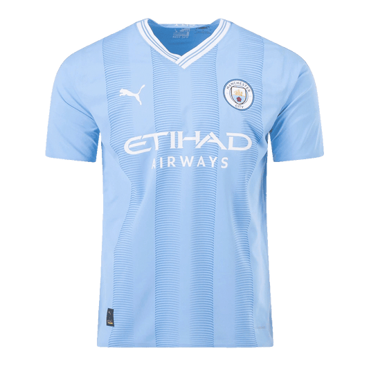 Player Version Manchester City Home  Soccer Jersey 2023/24 Top Soccer Jerseys Store