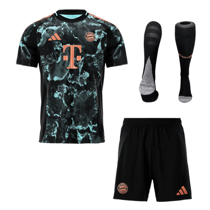 Bayern Munich Away  Soccer Jersey Kit(Jersey+Shorts+Socks) 2024/25 Top Soccer Jerseys Store