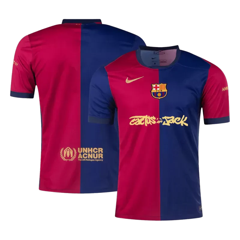 Player Version FC Barcelona x Travis Scott Limited Edition 2024/25 Jersey Go Game Wear