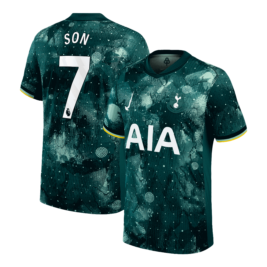 Player Version SON #7 Tottenham Hotspur Third Away  Soccer Jersey 2024/25 Top Soccer Jerseys Store