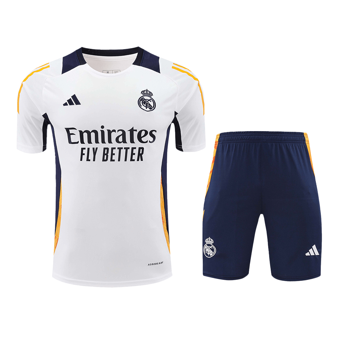 Real Madrid Pre-Match  Soccer Jersey Kit(Jersey+Shorts) 2024/25 Top Soccer Jerseys Store