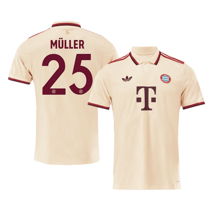 MÜLLER #25 Bayern Munich Third Away  Soccer Jersey 2024/25 - UCL Top Soccer Jerseys Store