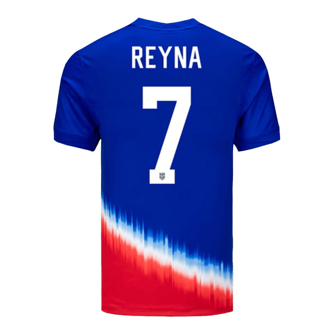 [Super Quality] Men's USA REYNA #7 Away Soccer Jersey Copa América 2024 Go Game Wear