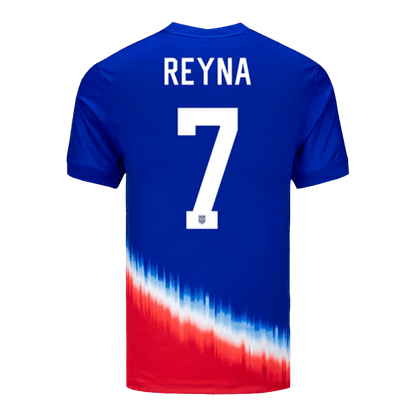 [Super Quality] Men's USA REYNA #7 Away Soccer Jersey Copa América 2024 Go Game Wear