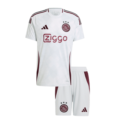 Kid's Ajax Third Away  Soccer Jersey Kit(Jersey+Shorts) 2024/25 Top Soccer Jerseys Store