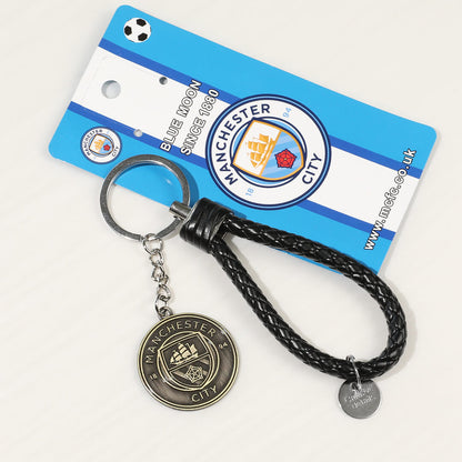 Manchester City Logo Soccer Key Chain Top Soccer Jerseys Store