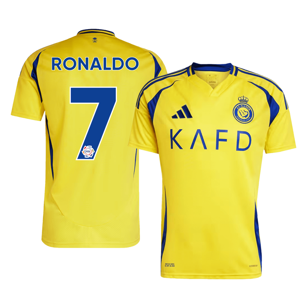RONALDO #7 Al Nassr Home  Soccer Jersey 2024/25 Top Soccer Jerseys Store