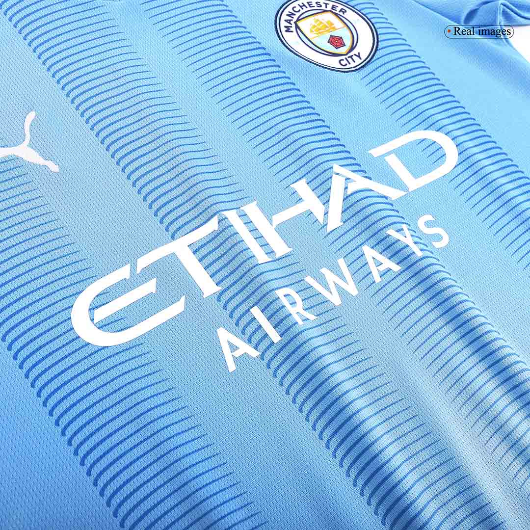 Manchester City CHAMPIONS OF EUROPE #23 Home  Soccer Jersey 2023/24 Top Soccer Jerseys Store