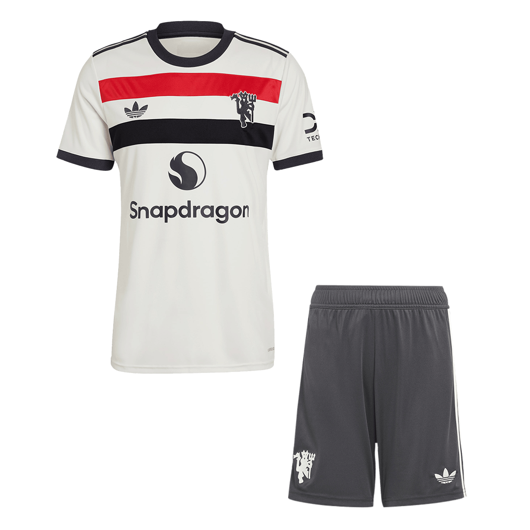 Manchester United Third Away  Soccer Jersey Kit(Jersey+Shorts) 2024/25 Top Soccer Jerseys Store