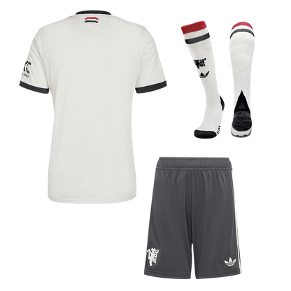 Manchester United Third Away  Soccer Jersey Kit(Jersey+Shorts+Socks) 2024/25 Top Soccer Jerseys Store