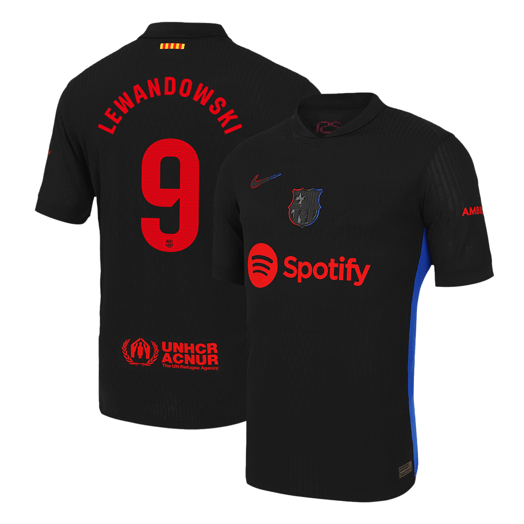 Player Version LEWANDOWSKI #9 Barcelona Away  Soccer Jersey 2024/25 Top Soccer Jerseys Store