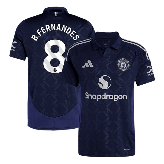 B.FERNANDES #8 Manchester United Away  Soccer Jersey 2024/25 Top Soccer Jerseys Store