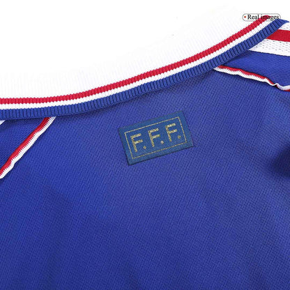 Retro HENRY #12 1998 France Home  Soccer Jersey Top Soccer Jerseys Store