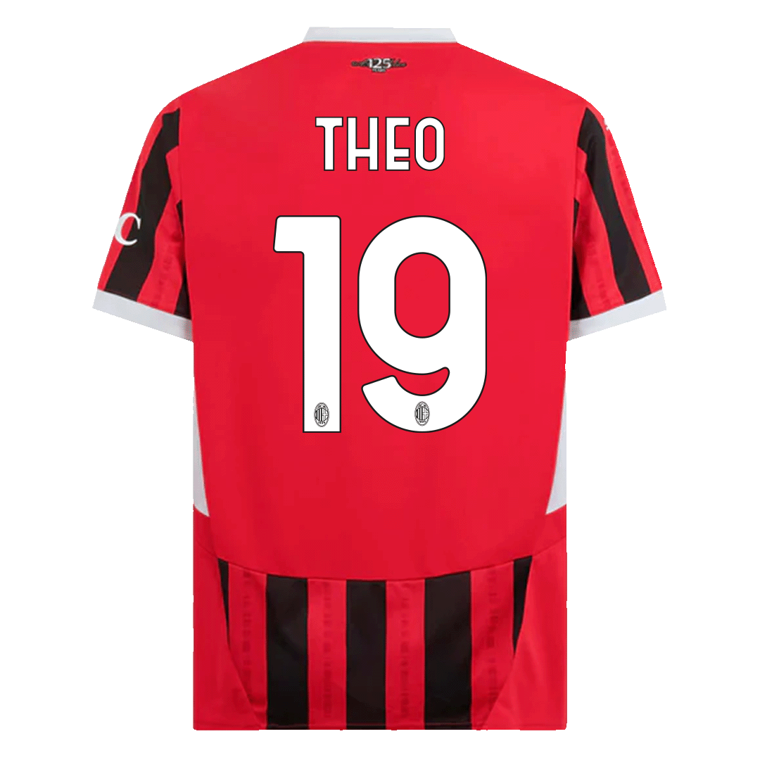 THEO #19 AC Milan Home  Soccer Jersey 2024/25 Top Soccer Jerseys Store