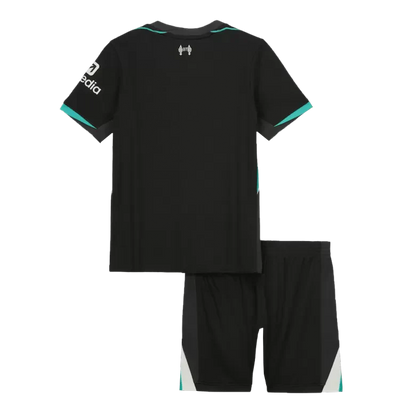 Kid's Liverpool Away  Soccer Jersey Kit(Jersey+Shorts) 2024/25 Go Game Wear