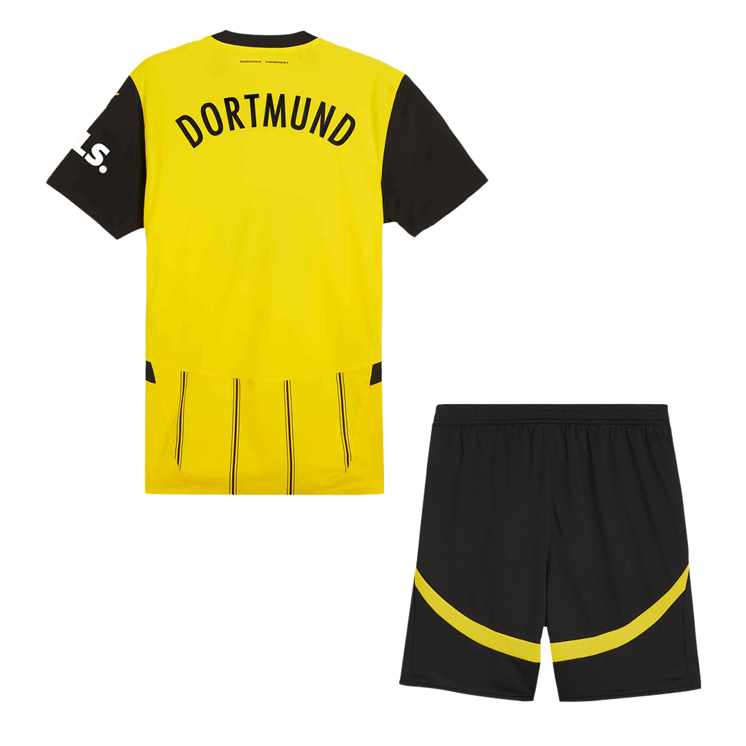 Borussia Dortmund Home  Soccer Jersey Kit(Jersey+Shorts) 2024/25 Top Soccer Jerseys Store