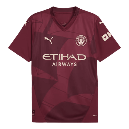 DE BRUYNE #17 Manchester City Third Away  Soccer Jersey 2024/25 Top Soccer Jerseys Store