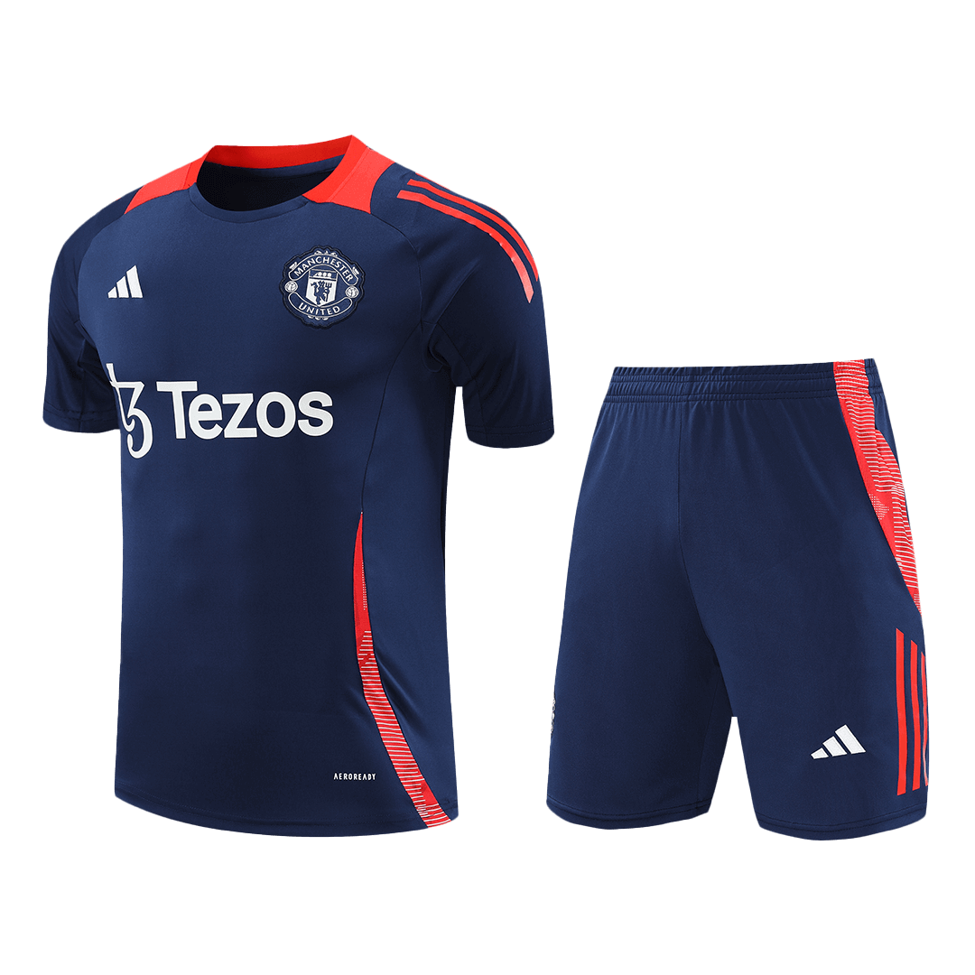 Manchester United Pre-Match  Soccer Jersey Kit(Jersey+Shorts) 2024/25 Top Soccer Jerseys Store