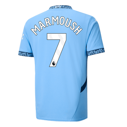 MARMOUSH #7 Manchester City Home  Soccer Jersey 2024/25 Top Soccer Jerseys Store
