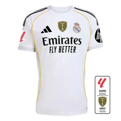 Real Madrid 2025/26 Home Soccer Jersey Go Game Wear
