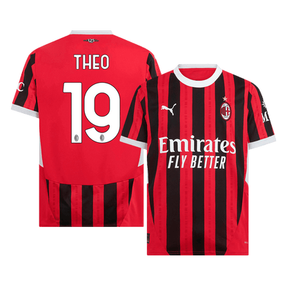 THEO #19 AC Milan Home  Soccer Jersey 2024/25 Top Soccer Jerseys Store