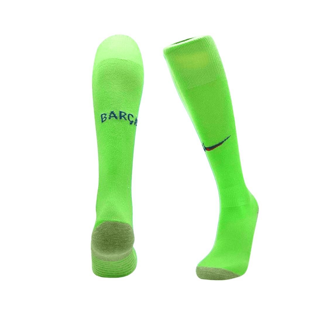Kid's Barcelona Third Away Soccer Socks 2024/25 Top Soccer Jerseys Store