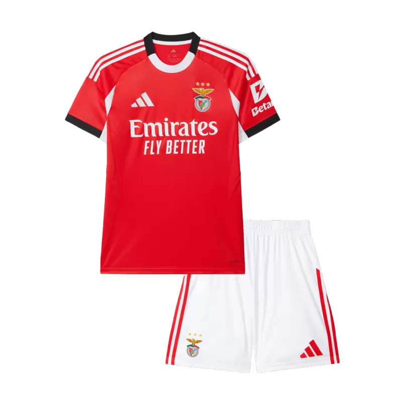 Kid's Benfica Home Soccer Jersey Kit(Jersey+Shorts) 2025/26