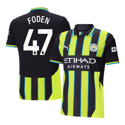 FODEN #47 Manchester City Away  Soccer Jersey 2024/25 Top Soccer Jerseys Store