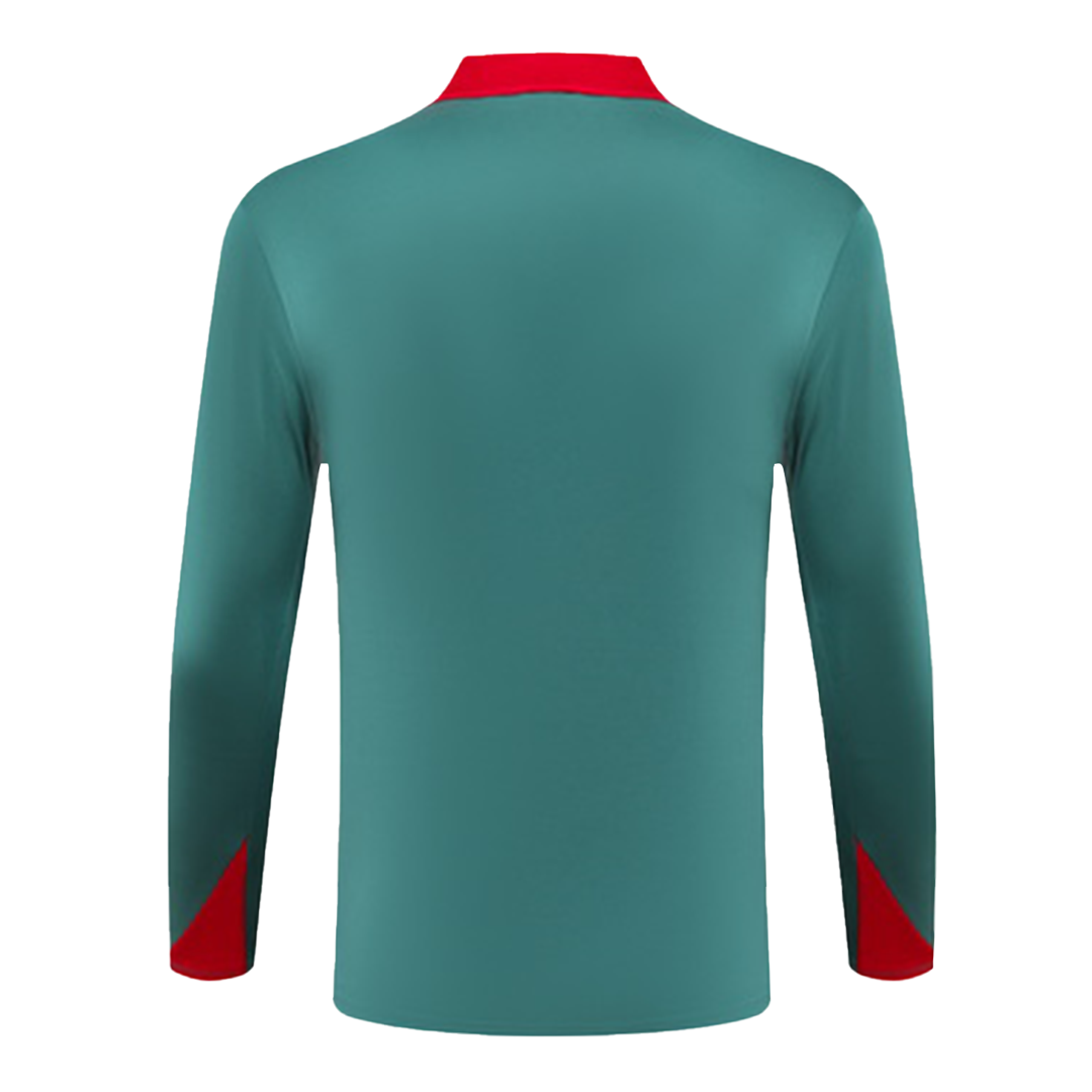 Kid's Liverpool Zipper Sweatshirt Kit(Top+Pants) 2024/25 Top Soccer Jerseys Store