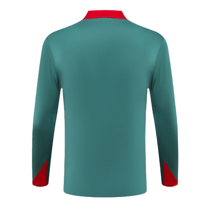 Kid's Liverpool Zipper Sweatshirt Kit(Top+Pants) 2024/25 Top Soccer Jerseys Store