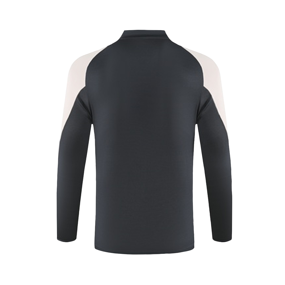 Kid's Real Madrid Zipper Sweatshirt Kit(Top+Pants) 2024/25 Top Soccer Jerseys Store