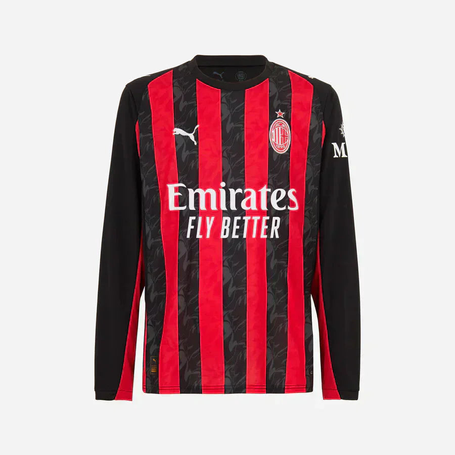 AC MILAN LONG SLEEVE HOME 2025/26 JERSEY Go Game Wear