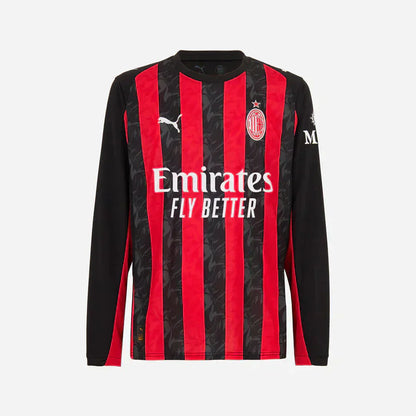 AC MILAN LONG SLEEVE HOME 2025/26 JERSEY Go Game Wear