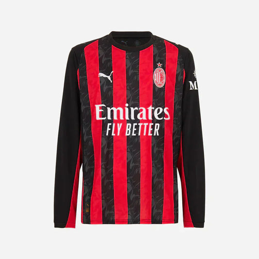 AC MILAN LONG SLEEVE HOME 2025/26 JERSEY Go Game Wear
