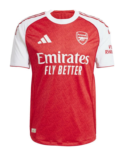 Player Version Arsenal Home Soccer Jersey 2025/26 -Slim Fit topsoccerjerseys.com