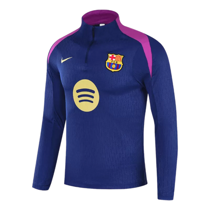Barcelona 1/4 Zip Training Kit (Jacket + Pants) 2025/26 - Navy