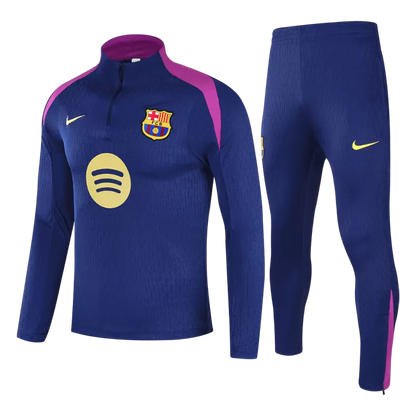 Barcelona 1/4 Zip Training Kit (Jacket + Pants) 2025/26 - Navy