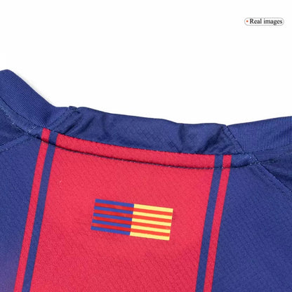 Barcelona Home Long Sleeve Soccer Jersey 2025/26