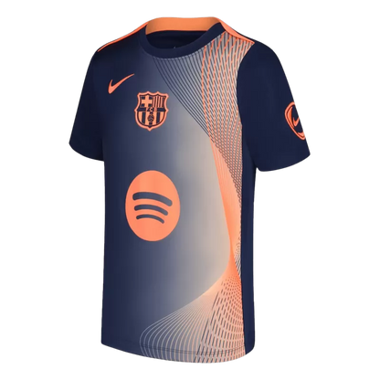 Barcelona Pre-Match 2025/26 Soccer Jersey - Orange&Black