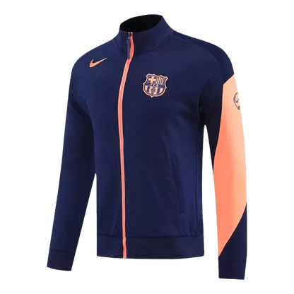 Barcelona Training Jacket Kit (Jacket+Pants) 2025/26 - Navy&Orange