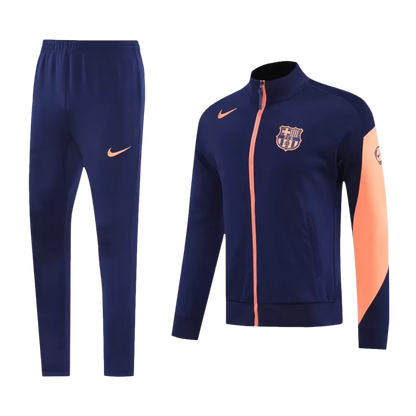 Barcelona Training Jacket Kit (Jacket+Pants) 2025/26 - Navy&Orange