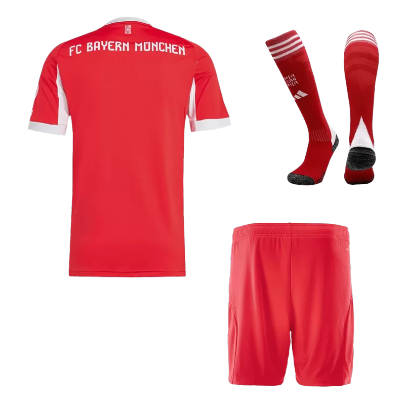 Bayern Munich Home Soccer Jersey Kit(Jersey+Shorts+Socks) 2025/26