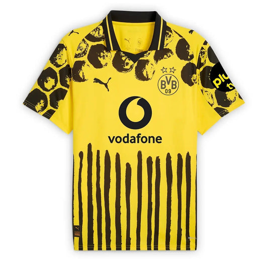 Player Version Borussia Dortmund KidSuper Soccer Jersey 2025/26 - Slim Fit Top Soccer Jerseys Store