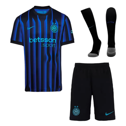 Inter Milan Home Soccer Jersey Kit(Jersey+Shorts+Socks) 2025/26