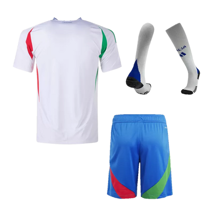 Italy Away Soccer Jersey (Jersey+Shorts+Socks) EURO 2024