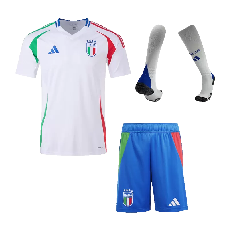Italy Away Soccer Jersey (Jersey+Shorts+Socks) EURO 2024