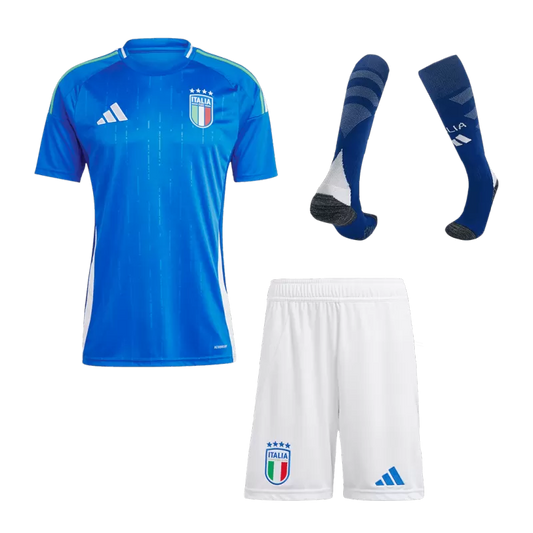Italy Home Soccer Jersey (Jersey+Shorts+Socks) EURO 2024