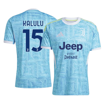KALULU #15 Juventus Away Soccer Jersey 2025/26