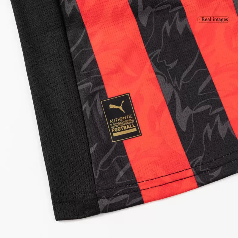 Kid's AC Milan Home Soccer Jersey Kit(Jersey+Shorts) 2025/26